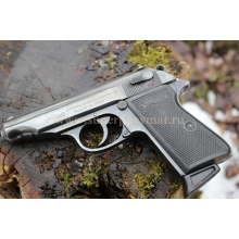 Охолощенный пистолет Walter PP под холостой патрон 7.65 калибра.