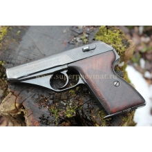 Охолощенный пистолет Маузер ХСЦ, Mauser HSC под холостой патрон 7.65 Браунинг с родной кобурой.