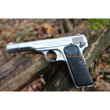 Охолощенный пистолет схп Браунинг 1910 от Молот Оружия под холостой 7.65мм в родном хроме.