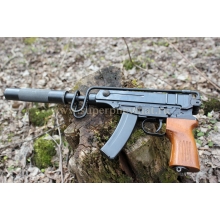 Пистолет пулемет охолощенный Скорпион с действующим ммг пбс.