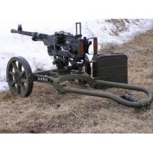 Охолощенный сгм схп станковый пулемет Горюнова с зенитным прицелом.